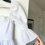 Agua by Agua Bendita Cedro Bruma Cotton Eyelet Mini Dress White XS NWT Photo 2