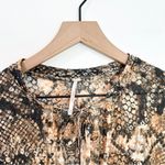 Free People  Out For The Night Top Sheer Oversized Boho size XS Photo 5