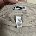 EXPRESS Tan Linen Sailor Shorts Photo 3