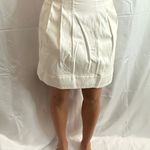 French Connection Ultra High Rise Bow Midi Skirt - White - 0 Photo 0