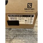 Salomon Shelter CS Waterproof - Women's Black Size 10 Hiking Boot Tennis Shoe Photo 5