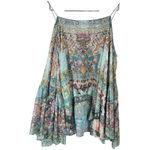 Camilla Silk Drop Shoulder Metallic Sparkle Embellished Boho Top Blouse XS Photo 2