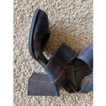 Lucky Brand  Dark Brown Multi Plaid Closed Toe Block Heel Shoes Academia Womens 6 Photo 6