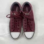 Converse  Sz 9 All Star Chuck Taylor Madison Maroon Plaid Inside Women’s 561739F Photo 4