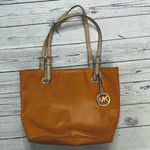 Michael Kors  Mustard Yellow Saffiano Leather Tote Shoulder Bag Photo 0
