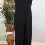 Windsor  Women Dress Square Neck Trapy Sleeveless High Thigh Slit Back Zip Black Photo 4