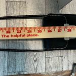 Victoria's Secret Crossbody Phone Holder Black Faux Leather Buckle Y2K Photo 3