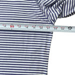 Calvin Klein Hoodie Striped Blue White Long Sleeve Shirt Dress Size XXL Preppy Photo 4