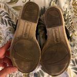 American Eagle 7 america Eagle black leather slip on wedges Photo 1