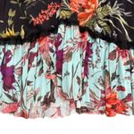 FUZZI Floral Patchwork Midi Dress in Multi, Size XS Photo 4