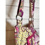 Vera Bradley  Shoulder Bag Purse Purple & Pink‎ Flower Print 11x11x2 Photo 5