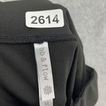 Ebb & Flow  Women's Leggings Black Colorful Trim Size Medium Pullon Photo 3