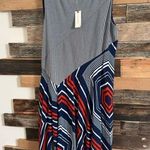 Maeve Anthropologie  NWT Cameron Asymmetrical Dress sz Large Photo 2
