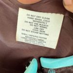 Jessica McClintock VTG  for Gunne Sax Chocolate and Aqua Dress Photo 4