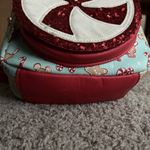 Lounge Fly 2022 Disney Parks Christmas Holiday Peppermint Candy Cane  Backpack Bag Photo 10