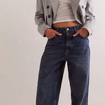 We The Free  Cora Slouchy Jean Jackie Blue sz 26 OB2123235 button fly free people Photo 0