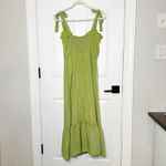 Sweet Lemon Size M Chartreuse Green Maxi Sundress Summer Dress Size M Photo 6