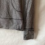 Lululemon  Rush Hour Half Zip Running Top Luon Spray Jacquard White Black Photo 4