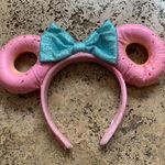 Disney Parks Minnie Donut Ears Pink Sprinkles Blue Glitter Photo 0