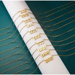 Boutique 555 Angel Number Necklace | Gold Plated Photo 6