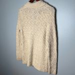 EXPRESS Vintage  womens cream & white button front cardigan Y2K alpaca size large Photo 2