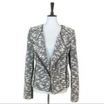 Gibson Latimer Blazer Tweed Moto Jacket Cream Officecore Women's Size Large Photo 1