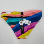 La Blanca Bikini Bottoms Size 6 NWT Sunscape Hipster Shirred Swim UPF50 Colorful Photo 3