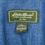 Eddie Bauer Vintage 90s Denim Jacket - Dark Blue Jean Trucker Jacket Photo 7