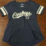 NFL Dallas Cowboys V-Neck Jersey T-Shirt Size Small Photo 0
