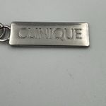 Clinique ‎ Keychain Key Tag Chrome Silver Tone Photo 1