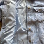 Missguided misguided Women's Light Blue Oversized Sherpa Jacket Size 2 Photo 3