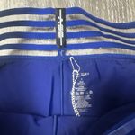 Adam Selman Sport Sheer Stripe Nylon Spandex Biker Shorts Royal Blue NEW Photo 6