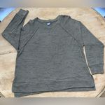 Aerie Women’s XS Merled Army Green Hi/Low Oversized Lightweight Pullover Photo 4