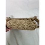 The Sak  Crochet Shoulder Bag Boho Hippie Crossbody Flap Top Zip Closure Tan Photo 10