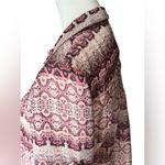 Vintage America Blues Pink Semi Sheer Boho Shirt Sz M Size M Photo 4