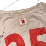 We The Free Free People /  All About You Tee Embroidered Graphic Lace Top Photo 5