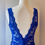 Victoria's Secret Very Sexy Lace Teddy Sapphire Blue Size M Photo 8