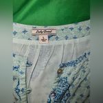 Lucky Brand Blue Patterned Sleeveless Dress size Large Photo 2