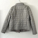 Calvin Klein Jeans puffer jacket womens large puffer jacket 2 zipper pockets Gray Photo 1