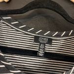 Jones New York  Grayish/Black Stripe Top‎ Size Medium Photo 6