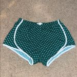 Ann Mashburn  Retro Track Short Multi-Color Floral Green Medium Photo 1