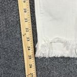 Pistola Jeans Womens Size 25 White High Rise Skinny Distressed Raw Hem Ankle Photo 3