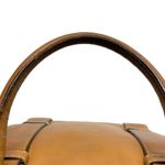 Michael Kors Cognac Brown Leather Satchel Handbag Photo 5