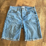 Loft high rise long jean Shorts Photo 0