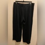Lacoste Black Women's Pull-on Wide Leg Pants Size 42 Photo 4