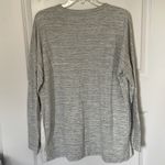 Aerie Space Dye Long Sleeve Oversized Side Slit Top Medium Photo 1