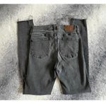 Madewell  9" High Rise Skinny Charcoal Wash Distressed Cut Off Jeans 28 | 6 Tall Photo 5