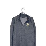 Nike  Women Top Pacer 1/2 Zip Long Sleeve‎ Boxy Crop Gray Large Photo 3