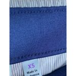 Athleta  Beach Side Grey Blue Pinstripe Drawstring Shorts Women's Size X-Small XS Photo 6