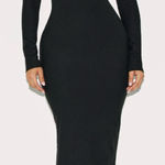 Pretty Little Thing NET Elegant Black Long Sleeve Dress Photo 0